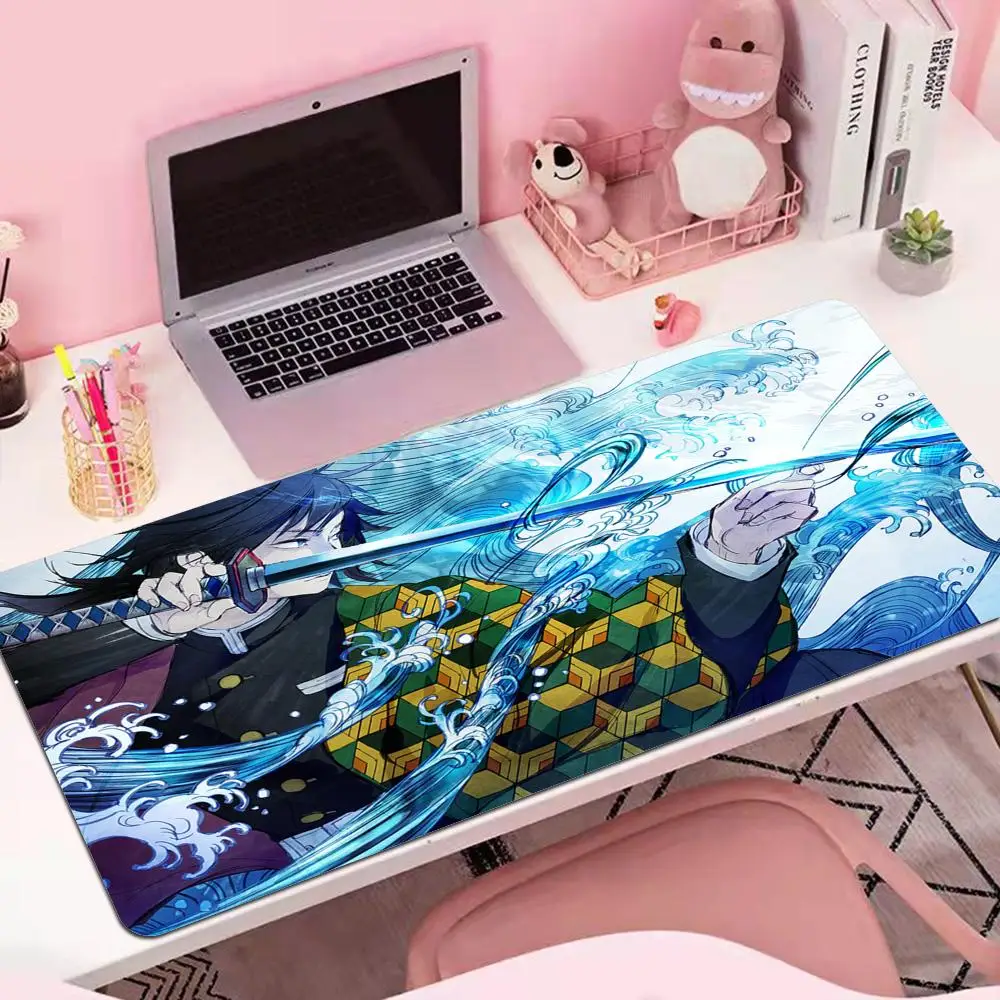 Alfombrillas de Raton Kimetsu No Yaiba Giyuu аксессуары для juegos XXL геймеров рассеиватель демонов Rengoku