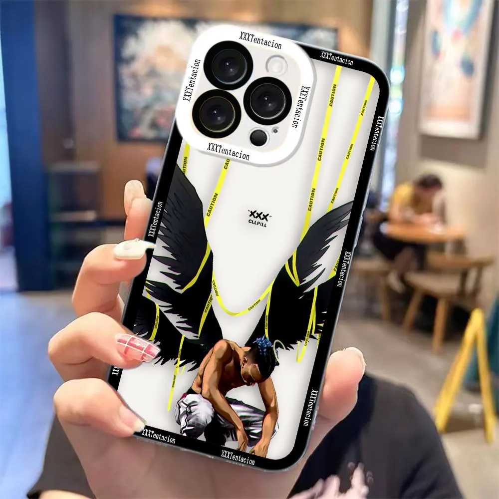 Прозрачный чехол для телефона VIVO V60 V70 FE V20 V21 V21E V23 V23E V25 V27 V27E V30E V30 V40 V50 Y03 Y02 Cover Rapper X-XXXTentacion (art.: 3920daf4dcbea) - 3920daf4dcbea