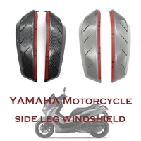 pokhaomin motorcycle modified side wind shield legging small windshield leggings diversion for yamaha nmax155 2020