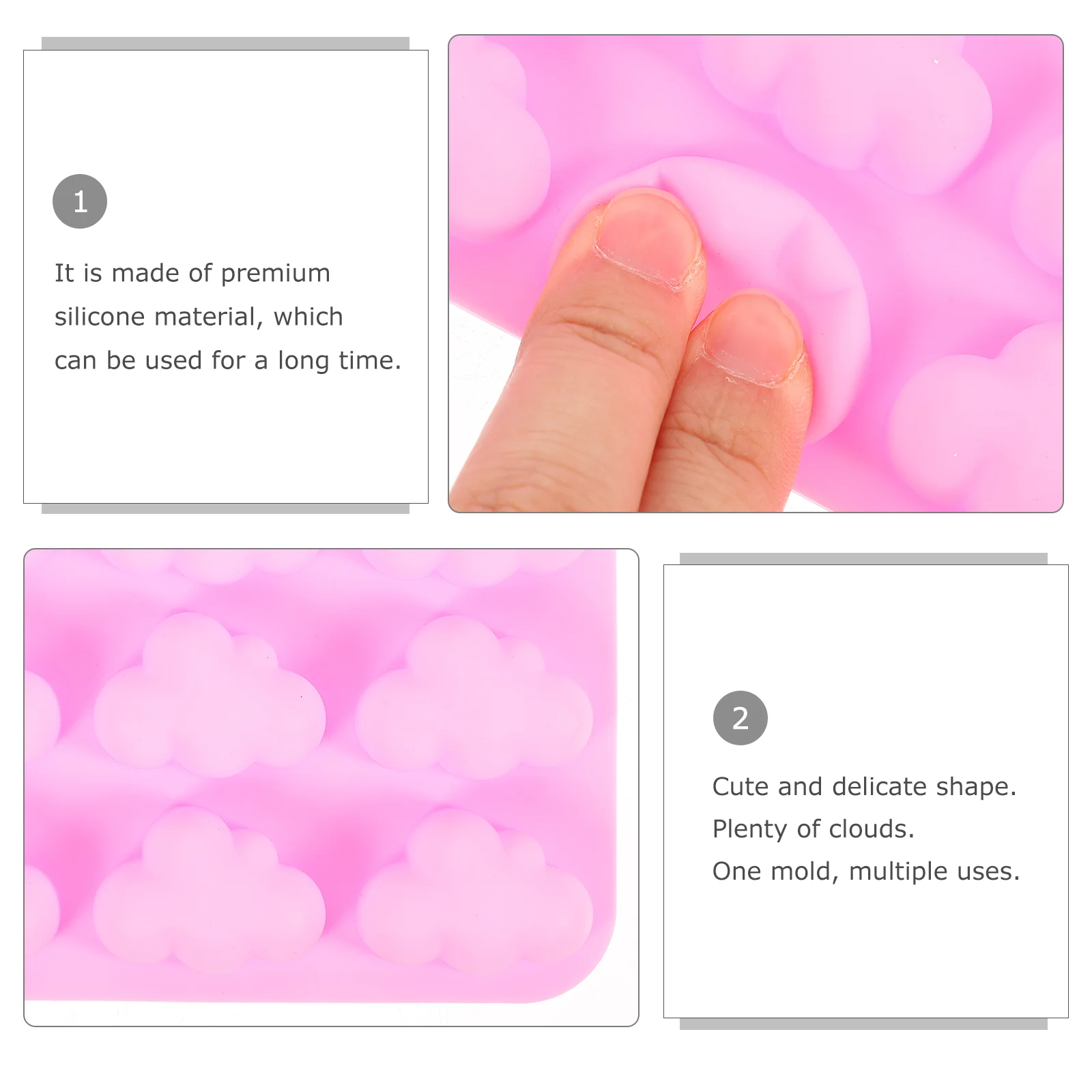 Силиконовая форма Fudge Cloud шоколадные батончики жевательные силикагелевые