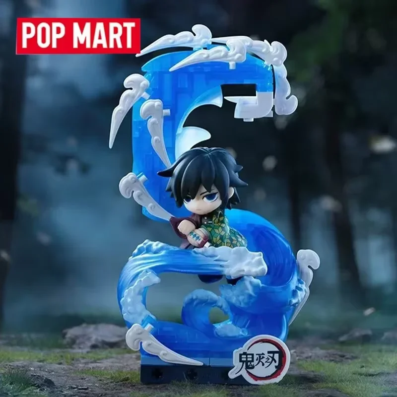 Фото POP MART DEMON SLAYER: Серия «Нерушимое решение» — Коллекционные фигурки-блоки, игрушки-сюрпризы, загадочные коробки, аниме-украшения, подарки №1