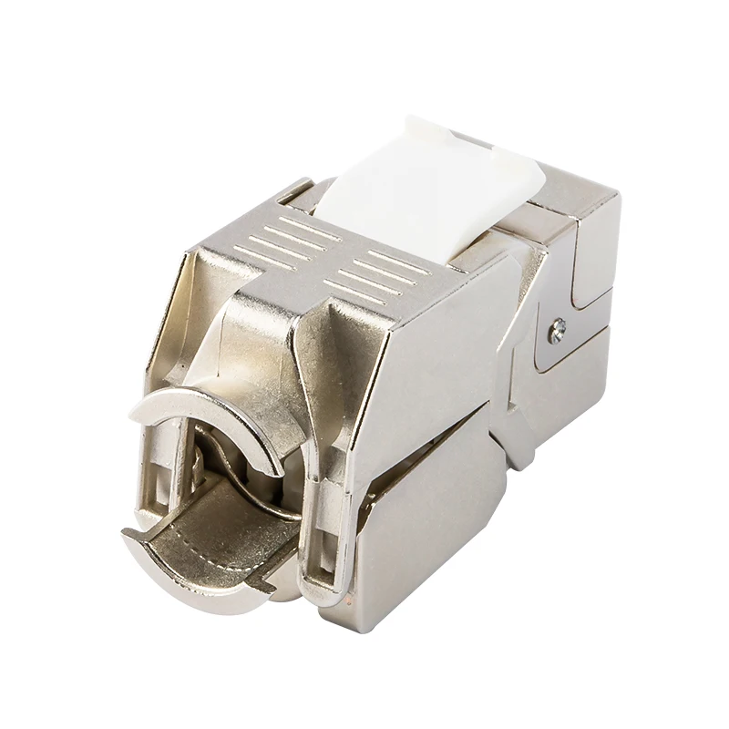 

Linkwylan Network Cat5e Cat6 Cat6A Toolless Keystone Jack Module Full Shielded RJ45 Socket To LSA Toolfree Termination Laptops