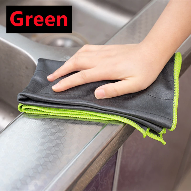 

3 шт., микрофибра с угольным волокном, тряпки для кухни