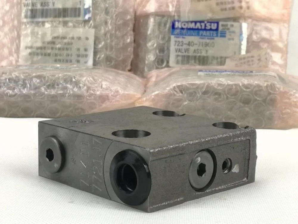 PC200-7 PC200-8 Оригинальный редукционный клапан 723-40-71900 Клапан в сборе