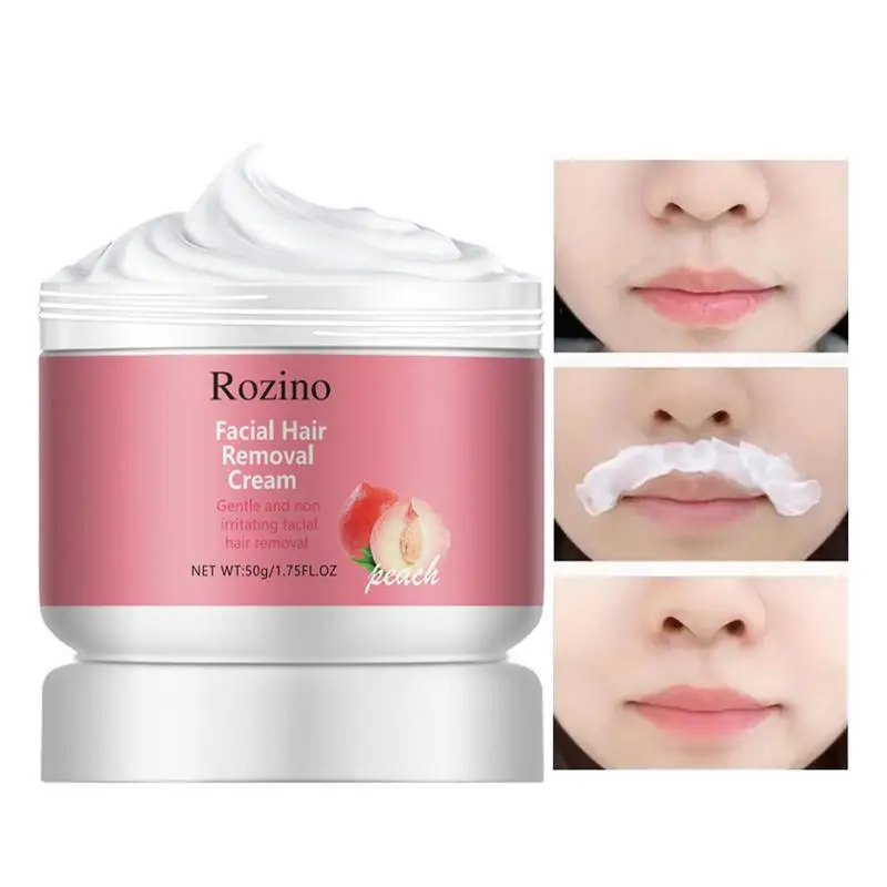 Facial Hair Removal Cream Hair Growth Stopper Honey Peach Face Body Hair Depilatories Painless Quick Hair Remover Lotion