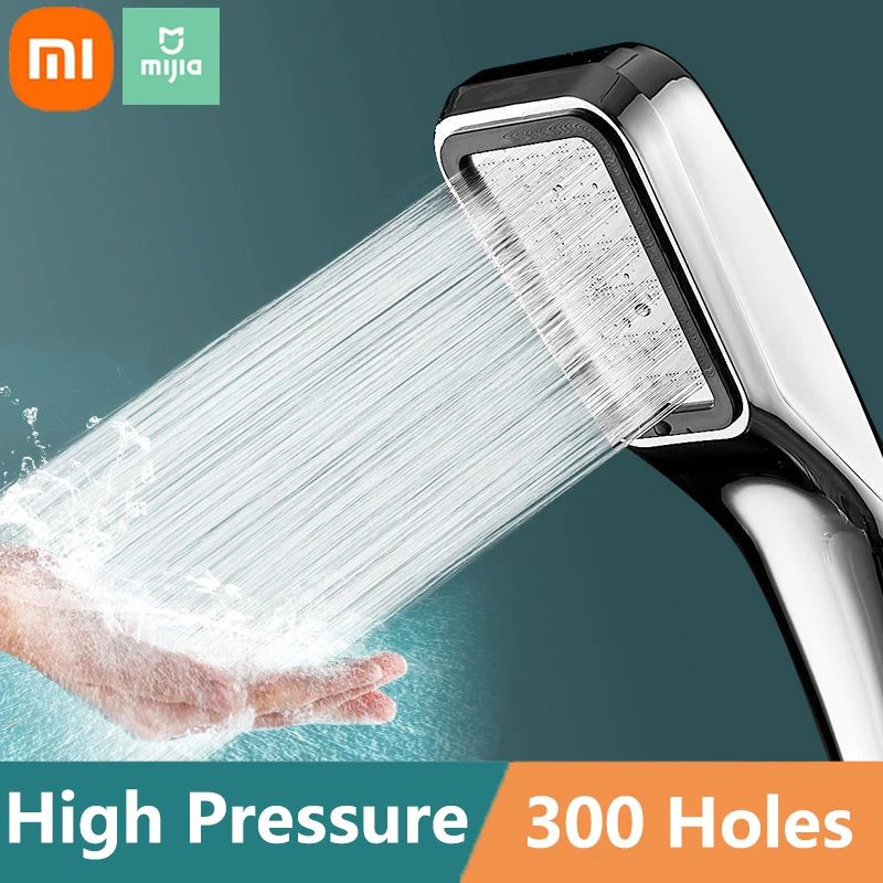 Ручная Лейка для душа XIAOMI MIJIA насадка с 300 отверстиями Дождевого высокого