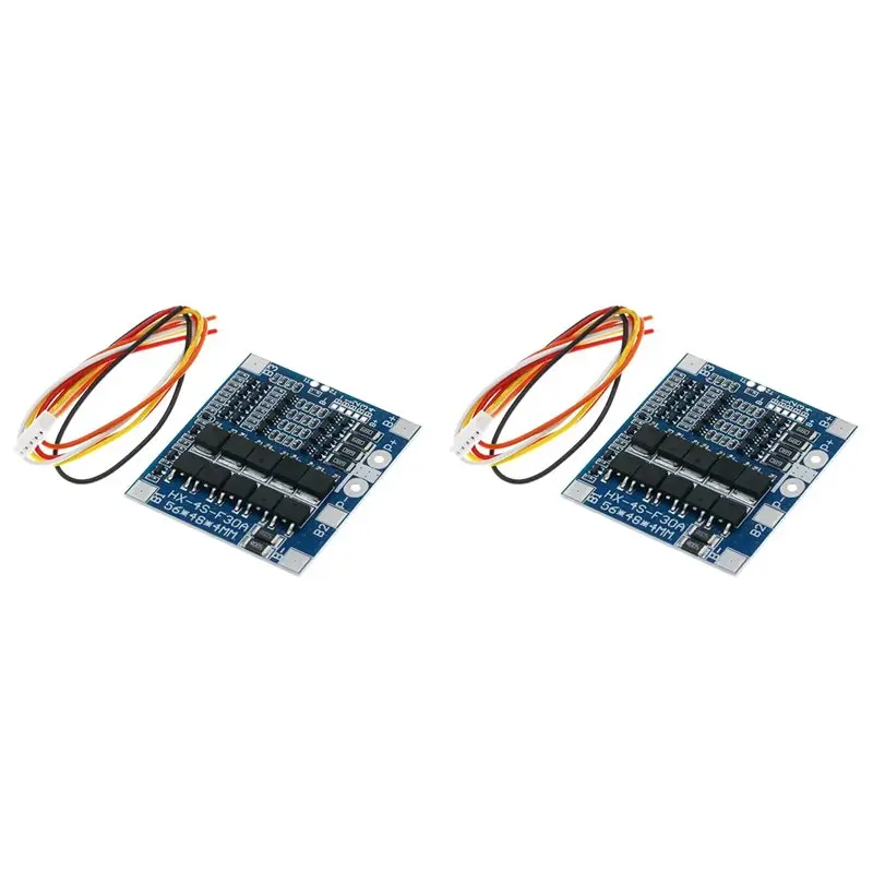 Фото АКСЕССУАРЫ ДЛЯ ТЕЛЕФОНОВ: 2X 4S 3.2V 3.7V 30A Плата защиты литиевых аккумуляторов Lifepo4 12.8V 14.4V 18650 32650 с балансировкой 3.2V №1