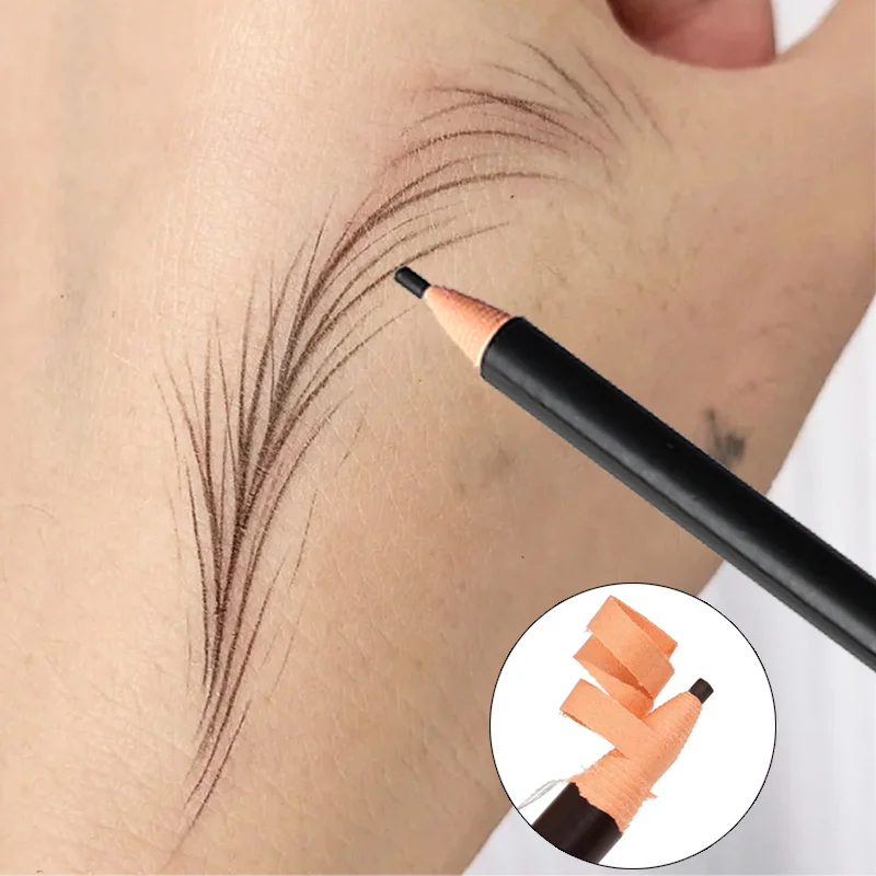 

4Colors Matte Eyebrow Pencil Makeup Waterproof Non-smudge Microblading Tint Tattoo Eyebrow Sweat-proof Lasting Eye Brow Cosmetic