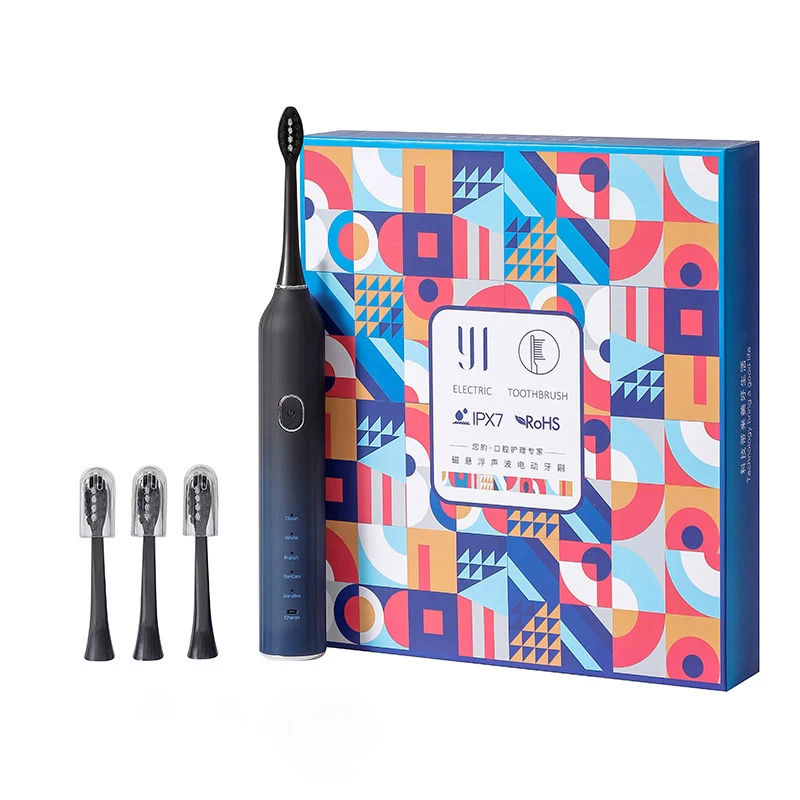 

Y1 Ultrasonic Electric Toothbrush Magnetic Suspension Adult Gift Set High Appearance Level Poetable Electric Toothbrush