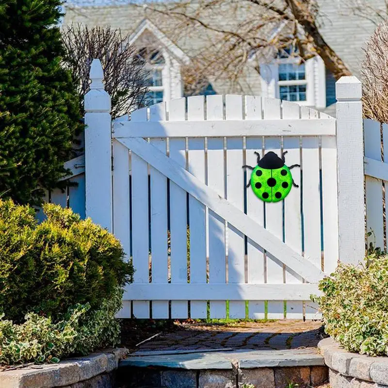 Украшения в виде божьей коровки красочная металлическая фигурка божья коровка