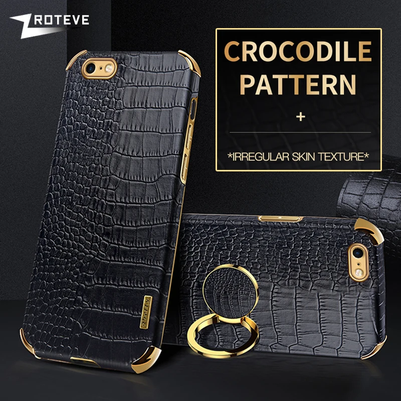 For iPhoneSE Case Zroteve Crocodile Pattern Leather Cover For iPhone SE 2 3 2020 2022 6 6S 7 8 Plus iPhone6 iPhone7 iPhone8 Case