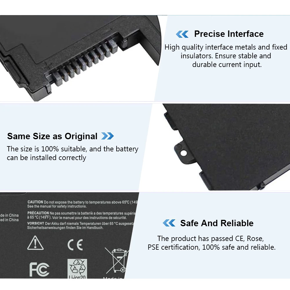 LISCN 43 Втч TRHFF Аккумулятор для ноутбука DELL Inspiron 14 5000 5445 5447 N5447 5448 15 5542 5543 5545 5547 N5547 I5547
