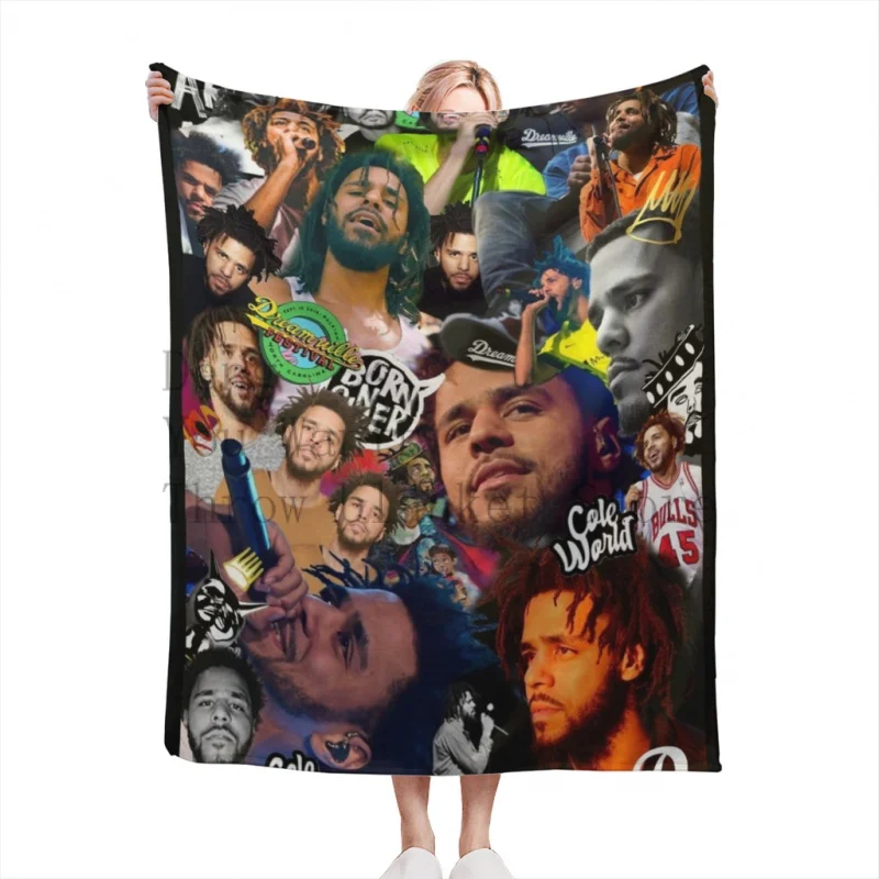 

J Cole, мягкое бархатное одеяло для путешествий, Флисовое одеяло