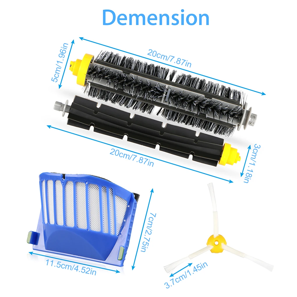 

Набор щеток для пылесоса, пылеочиститель, набор фильтров для замены для IROBOT Roomba 600