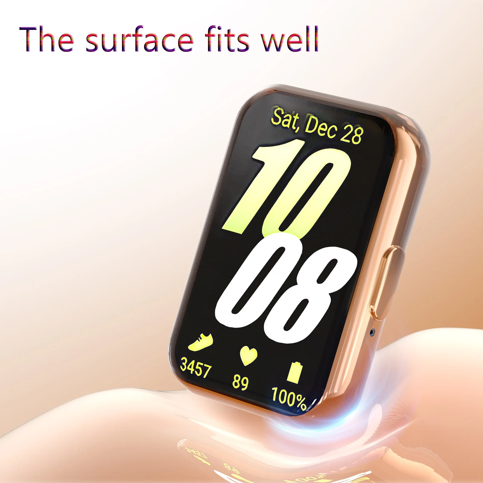 Фото Чехол для Samsung Galaxy Fit 3, защита экрана, аксессуары для умных часов, Универсальный мягкий бампер из ТПУ для Samsung galaxy fit3 №3