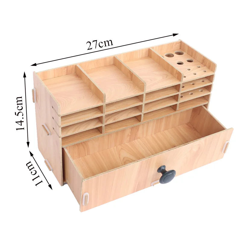 Скидка Новый деревянный ящик-органайзер, коробка, лоток для алмазной живописи, «сделай сам», аксессуары для хранения, набор инструментов, контейне...