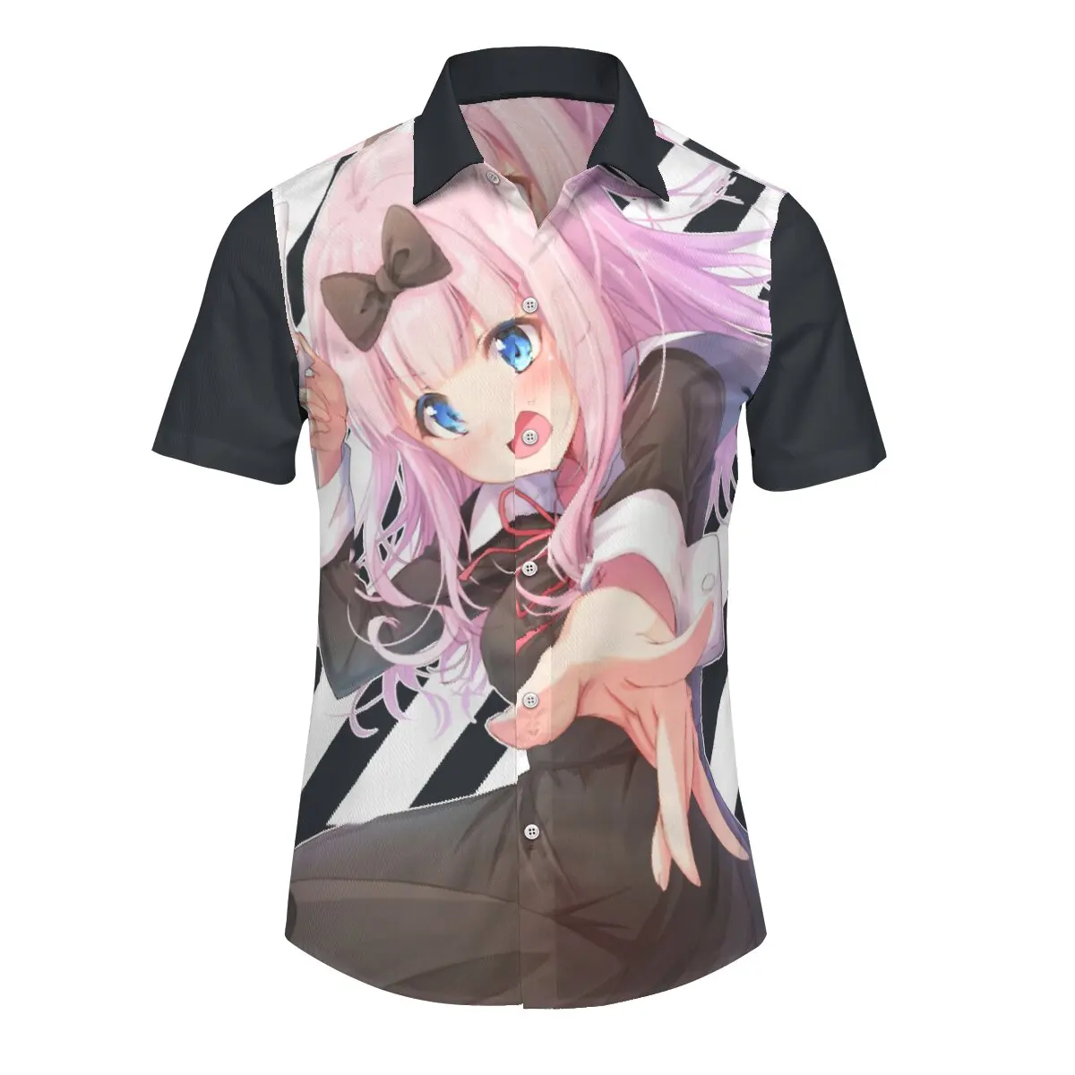 Chika Fujiwara мужская модель Kaguya Sama Love is War квадратный воротник короткий рукав 3D