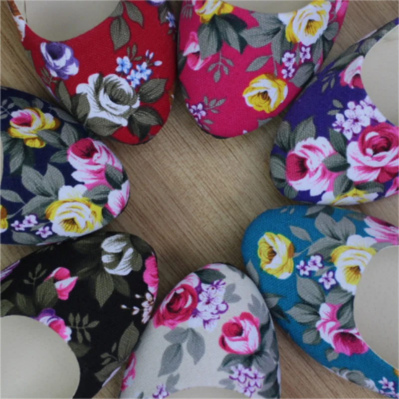 New Fashion Rose Flats Ballet Shoes Women Slip on Shallow Mouth Moccasins Elegant Women's Loafers Party Leather Ballerina