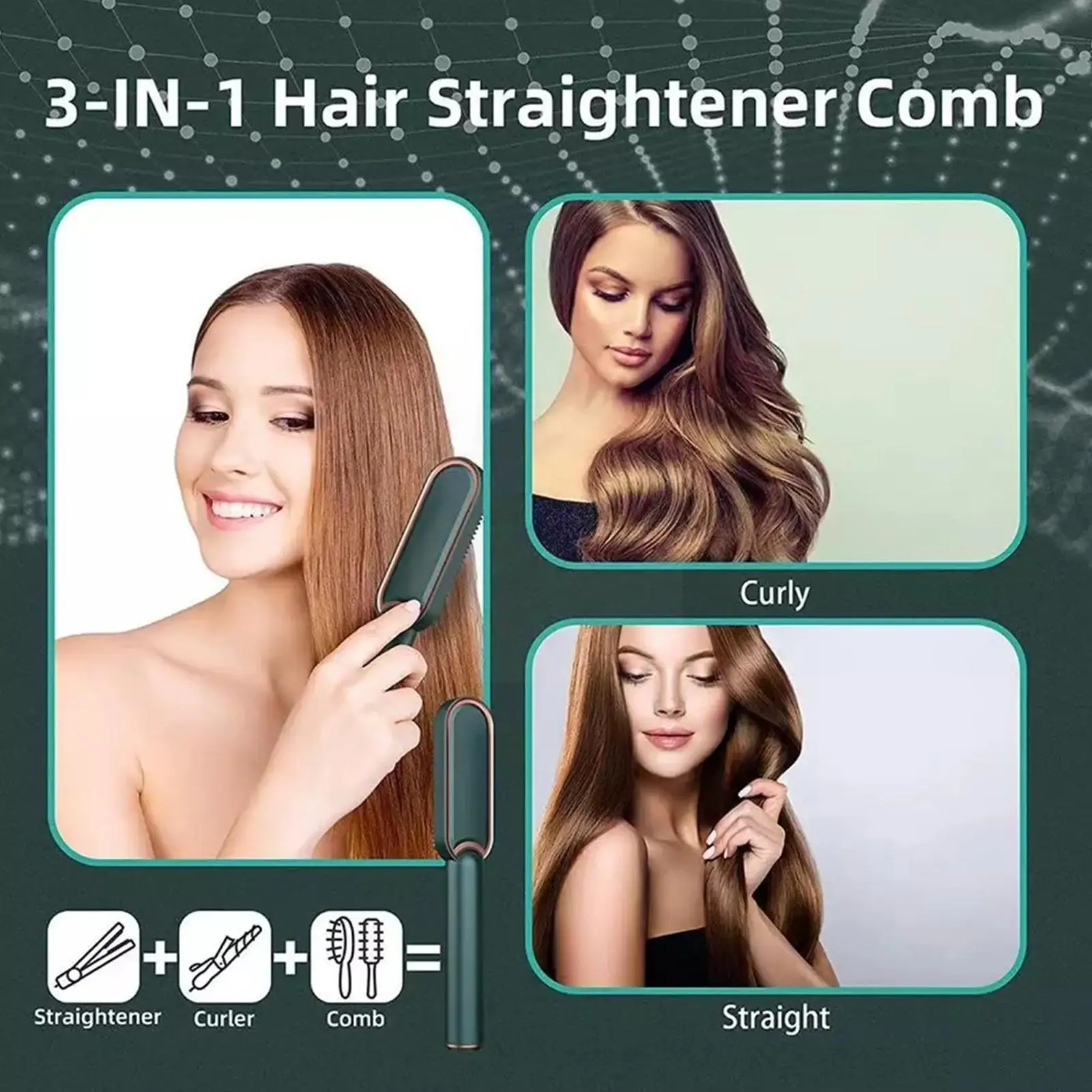 

Hair Straightener Styling Comb X7K3