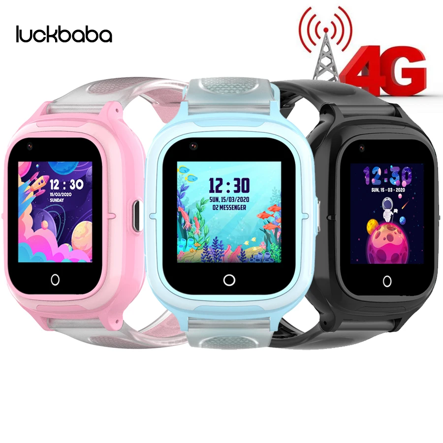 

Smart 4G GPS WIFI Tracker Locate Kid Students Remote Camera Voice Monitor Smartwatch SOS Video SIM Card Call Android Phone Watch