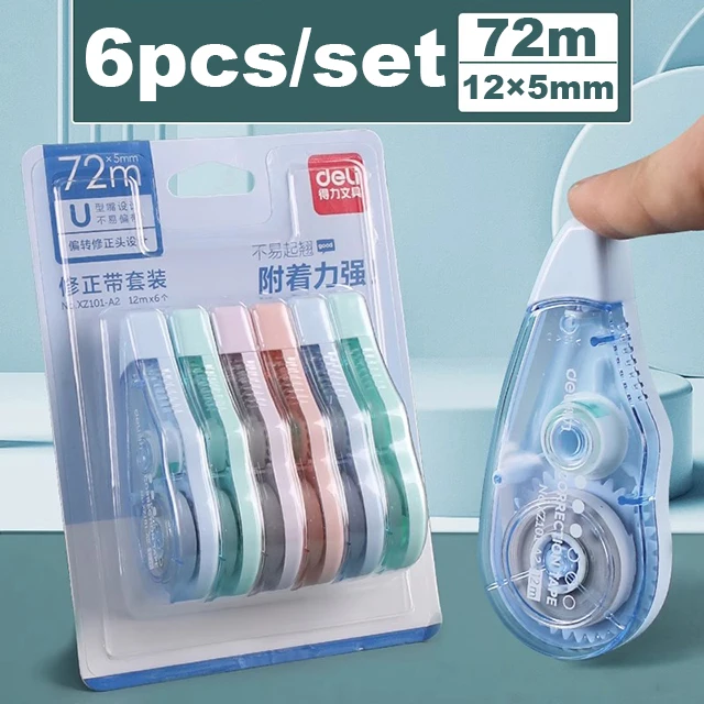 

Корректирующая лента XZ101, 6 шт., белая