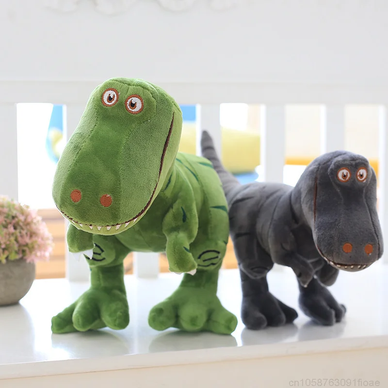 

Новые плюшевые игрушки в виде динозавра 40-100 см, мультяшный тираннозавр, милая мягкая игрушка, куклы для детей, подарок на день рождения для м...