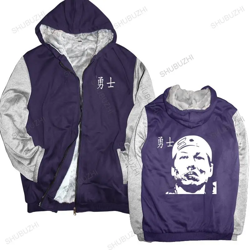 

brand winter hoodie warm coat Bolo Yeung Van Damme Bloodsport Movie Chong Li brand winter jacket for boys