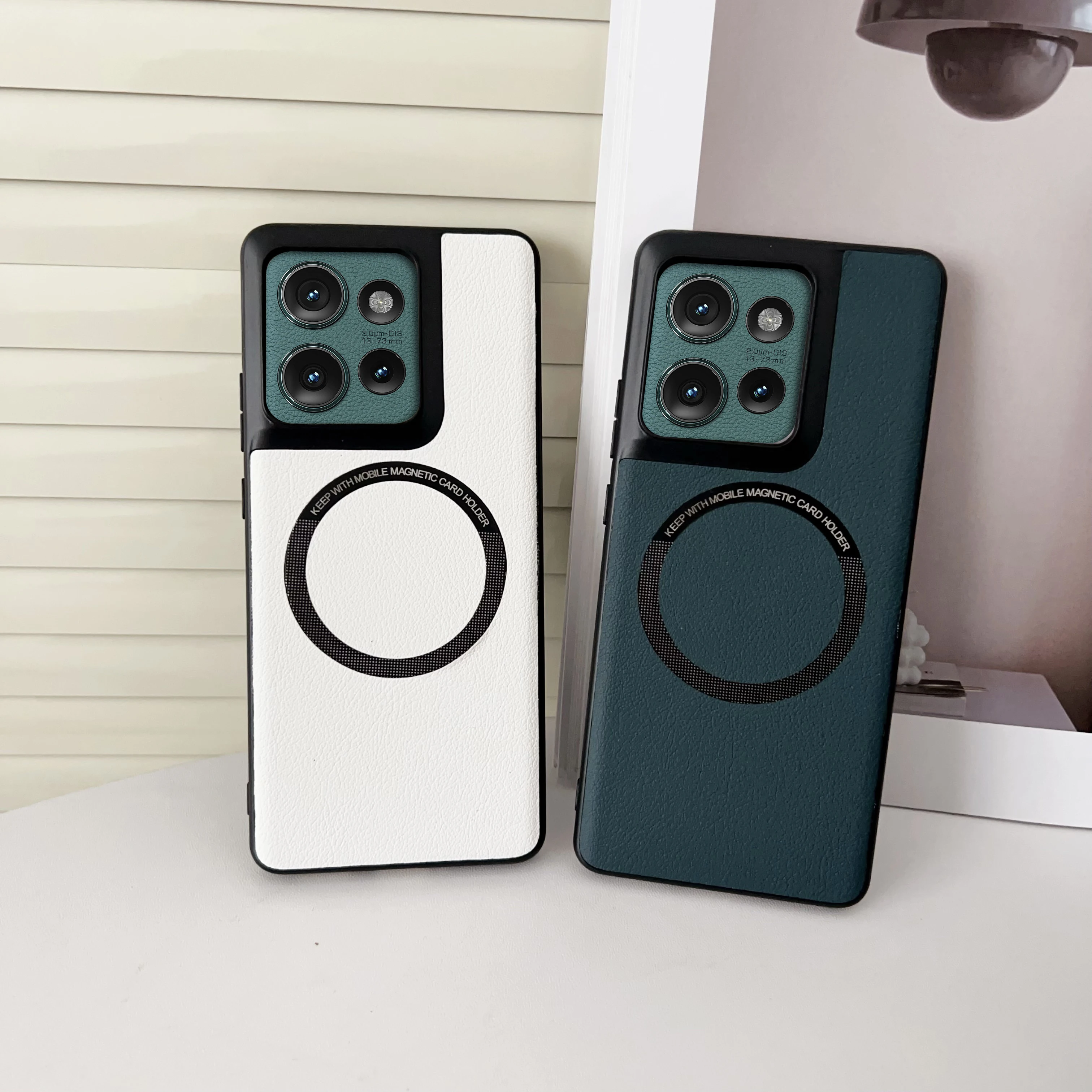 Чехол для беспроводной зарядки Magsafe Motorola Edge 50 Pro Telefono Celular Case Moto 40/Edge Ultra/Edge Fusion