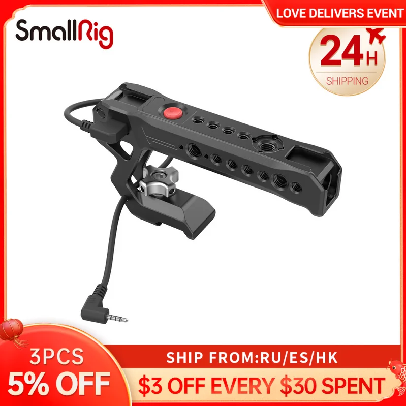 

SmallRig Quick Release NATO Top Handle with Record Start / Stop Remote Trigger for Panasonic Mirrorless Cameras 2880B