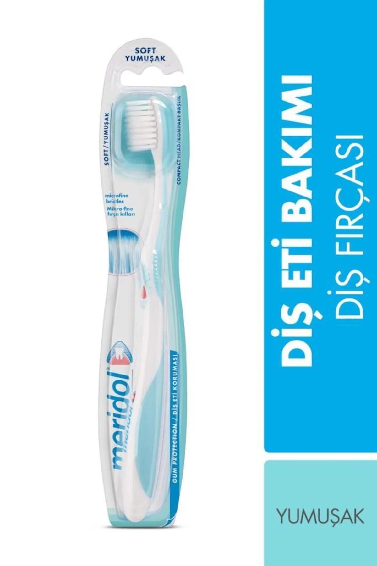

Meridol toothbrush soft-ccedil;ası micro fine u & ccedil;lu oral care tooth health refreshment original product
