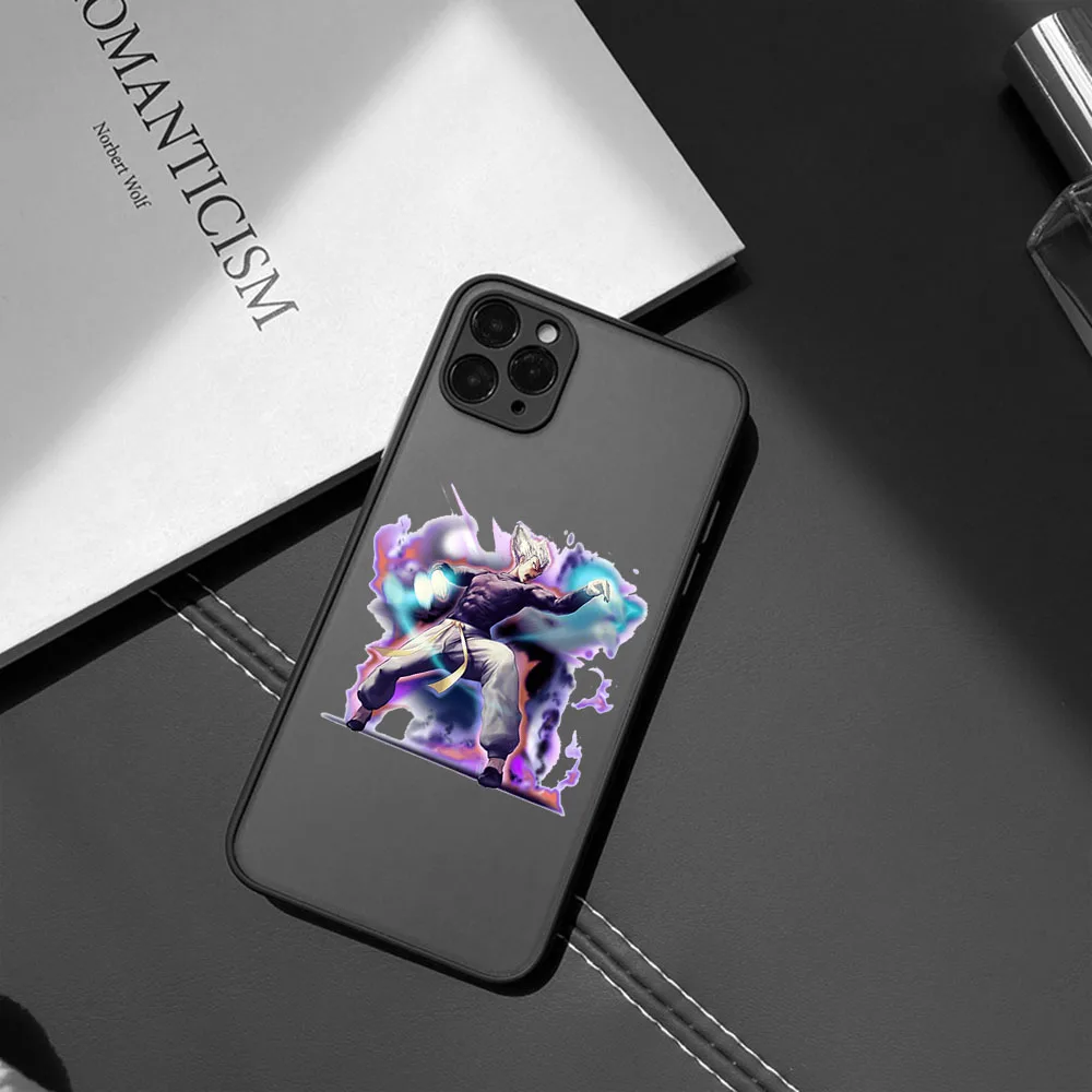 Phone Case For iPhone 16ProMax 15 14 7 8 16 Plus 13 12 11 XR X XS SE One Punch Man Cool Fubuki Translucent Matte Soft Back Cover