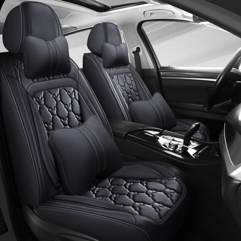 Купи Automotive Universal Seat Cover Breathable PU Leather Cushion for bmw 2 Series 220i 228i xDrive 230i xDrive 235i Active Tourer f за 9,077 рублей в магазине AliExpress