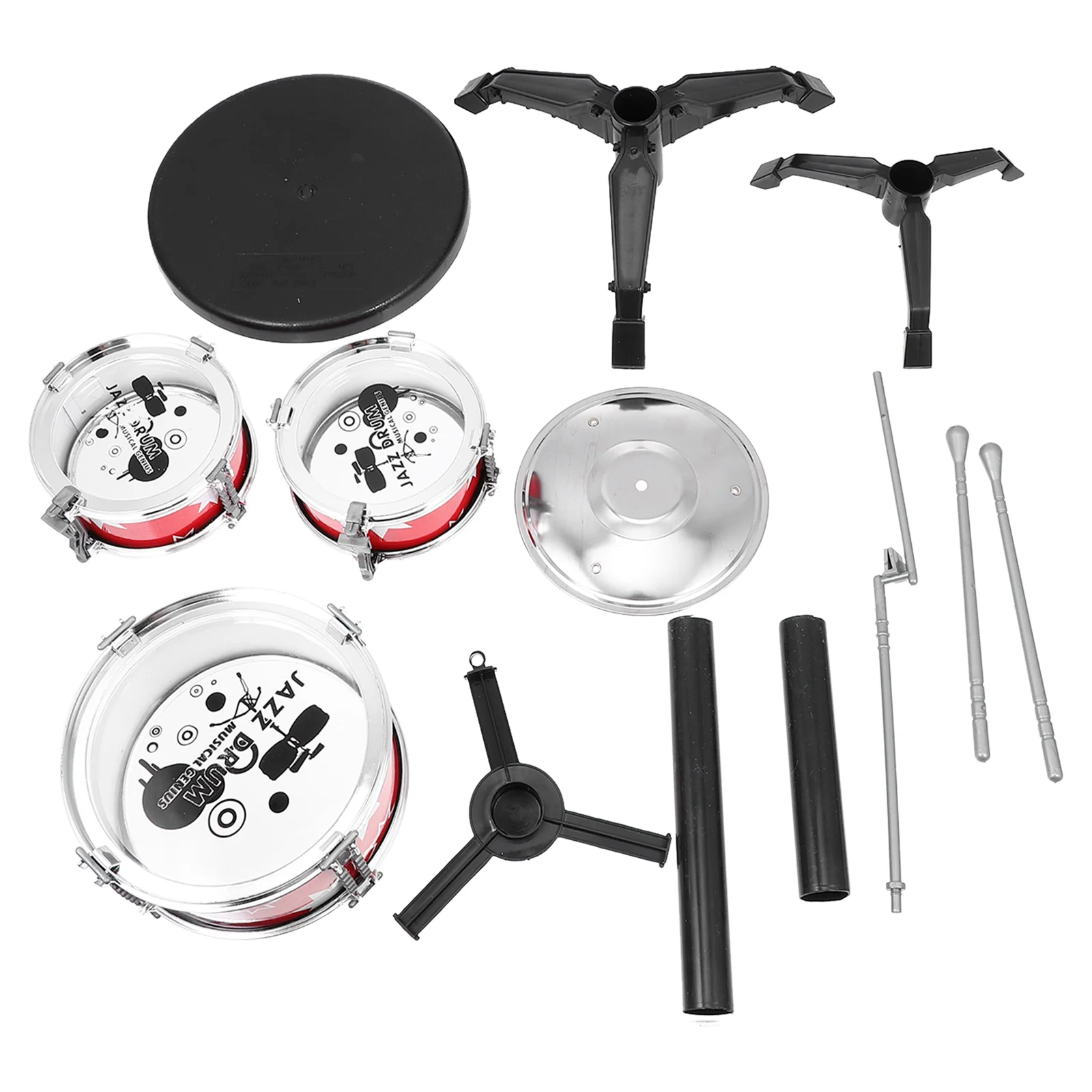 

Children's Drum Kit Toy's For Kids Toddler Preschool Puzzle Baby Plastic Jazz