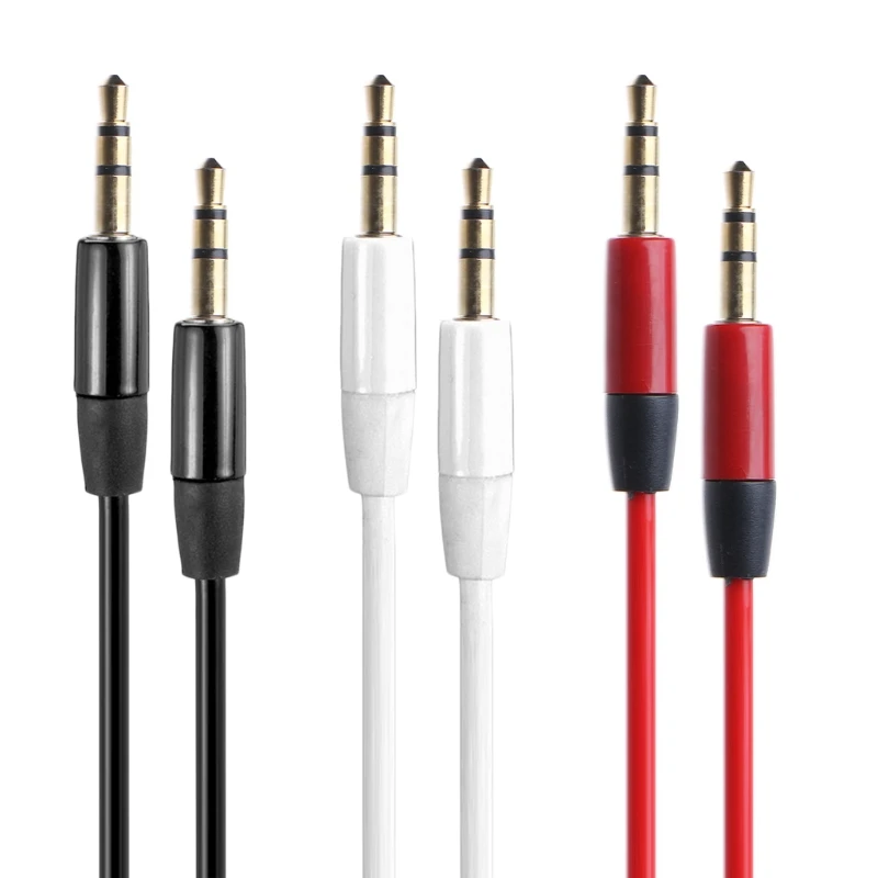 

Gold Plated 3.5mm Male To Male Aux Cable For Car Stereo MP3 Phone