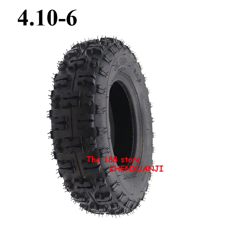 High quality 4.10-6 tubeless tire is suitable for ATV, go kart, small four-wheel drive, 47cc, 49cc snow motorcycle tire parts