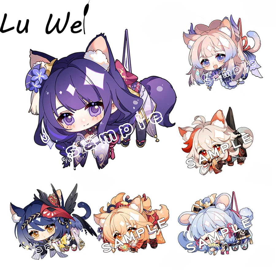 

Anime Keychain Genshin Impact Kazuha Yoimiya Sayu Hanging Animal Man Key Chain Women Accessories Cute Bag Pendant Key Ring Gifts