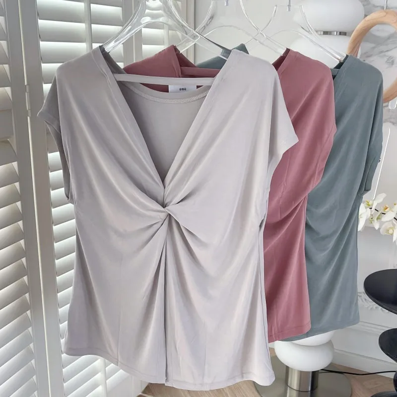 PROMOTE SALE Women Tank Top Fitness Yoga Short-sleeved T-shirt Nude Skin-friendly Straps Sports Blouse Running Gym Clothing