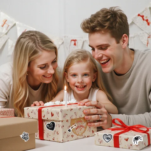 Готические наклейки 35 шт.