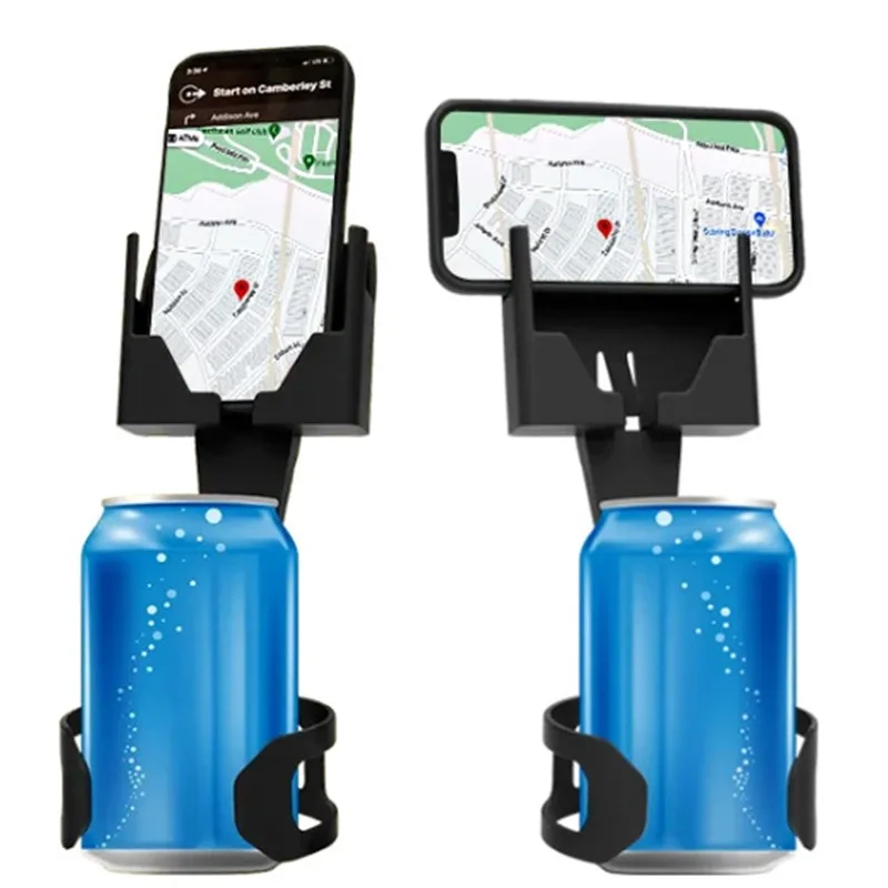 

Держатель для сотового телефона 2 в 1, держатель для чашки, автомобильная подставка для бутылки с водой, искусственная подставка, аксессуары для интерьера автомобиля