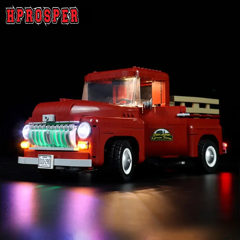 

Hprosper LED Light For 10290 Pickup Truck Lighting DIY Toys Only Lamp+USB Power Cable(Not Include The Model)