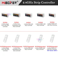 miboxer single color ct rgb rgbw rgbcct 2 4g led strip controller 12v 24v 10a 12a milight 2 4g remote touch panel control