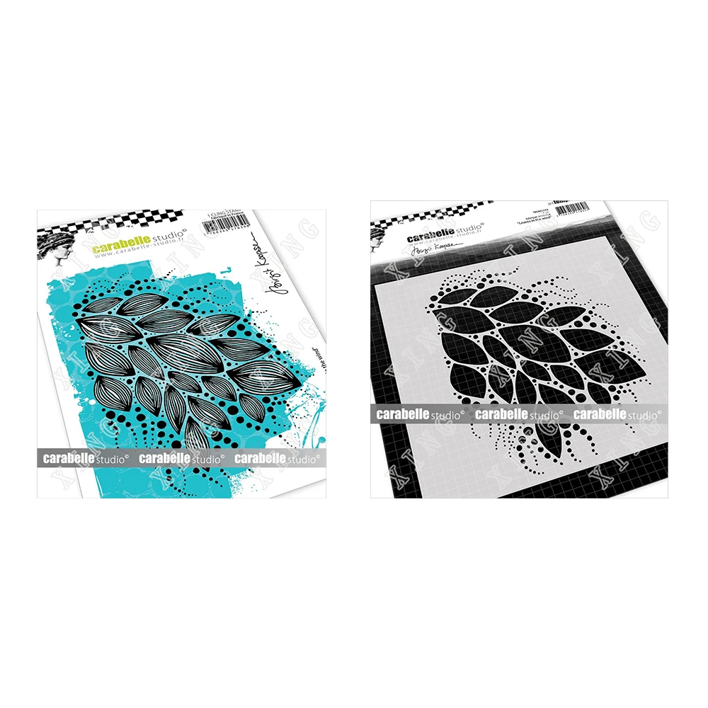 

Leaves in the Wind Silicone Stamps Stencil Diy Scrapbooking Paper Handmade Album Stamp Die Sheets Greeting Card 2022 New