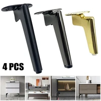4Pcs/Set Furniture Legs Metal Table Feet Sofa Dressers Desk Bed Cabinet Replacement Cabinet Furniture Table Leg