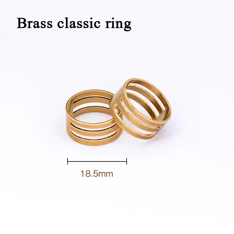 2pcs 18.5mm Stainless Steel Copper Material Jump Ring Opening Closing Finger Tools For Jewellery Components Making Accessories
