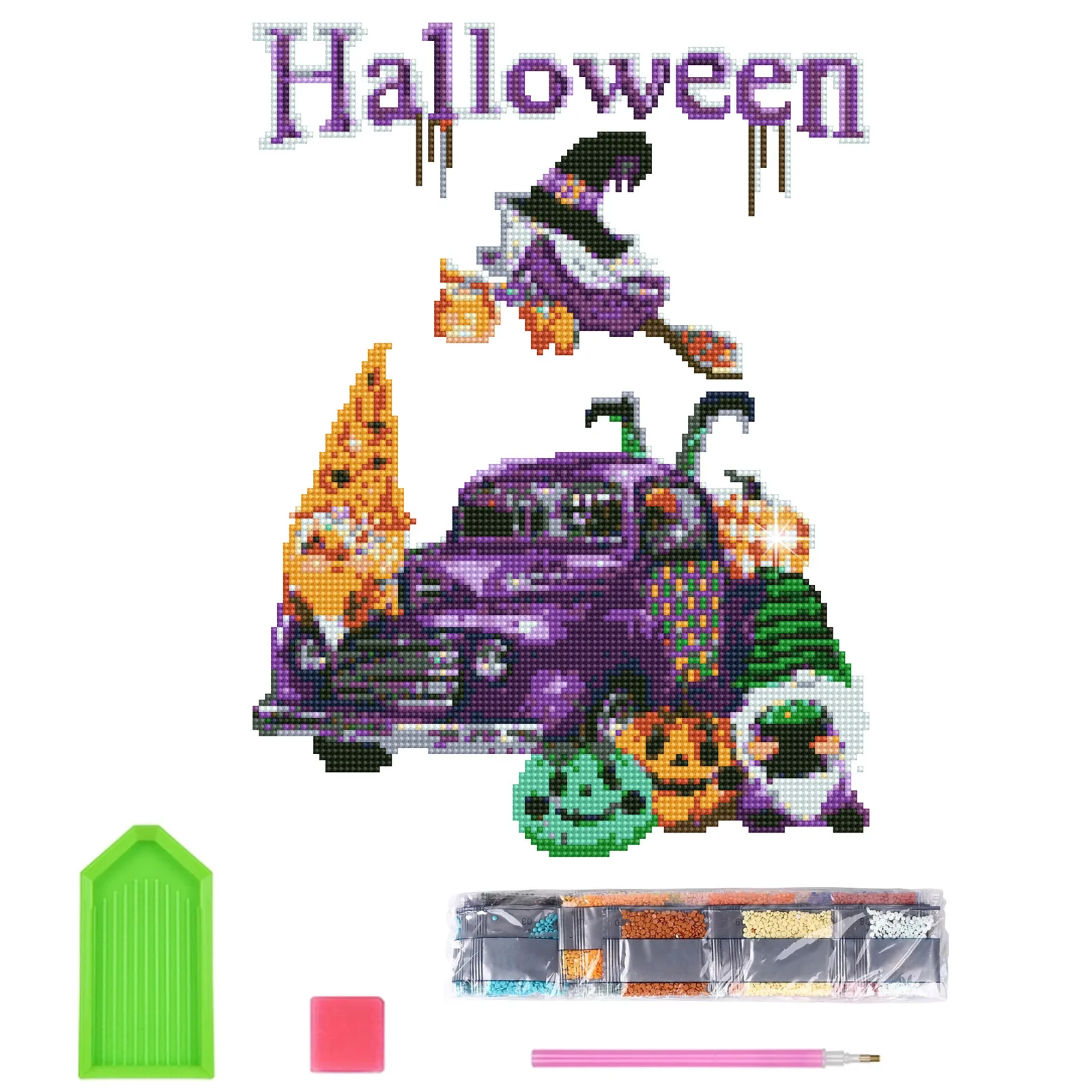 Алмазная живопись на Хэллоуин креативные Бесплатные Стикеры 5D сделай сам