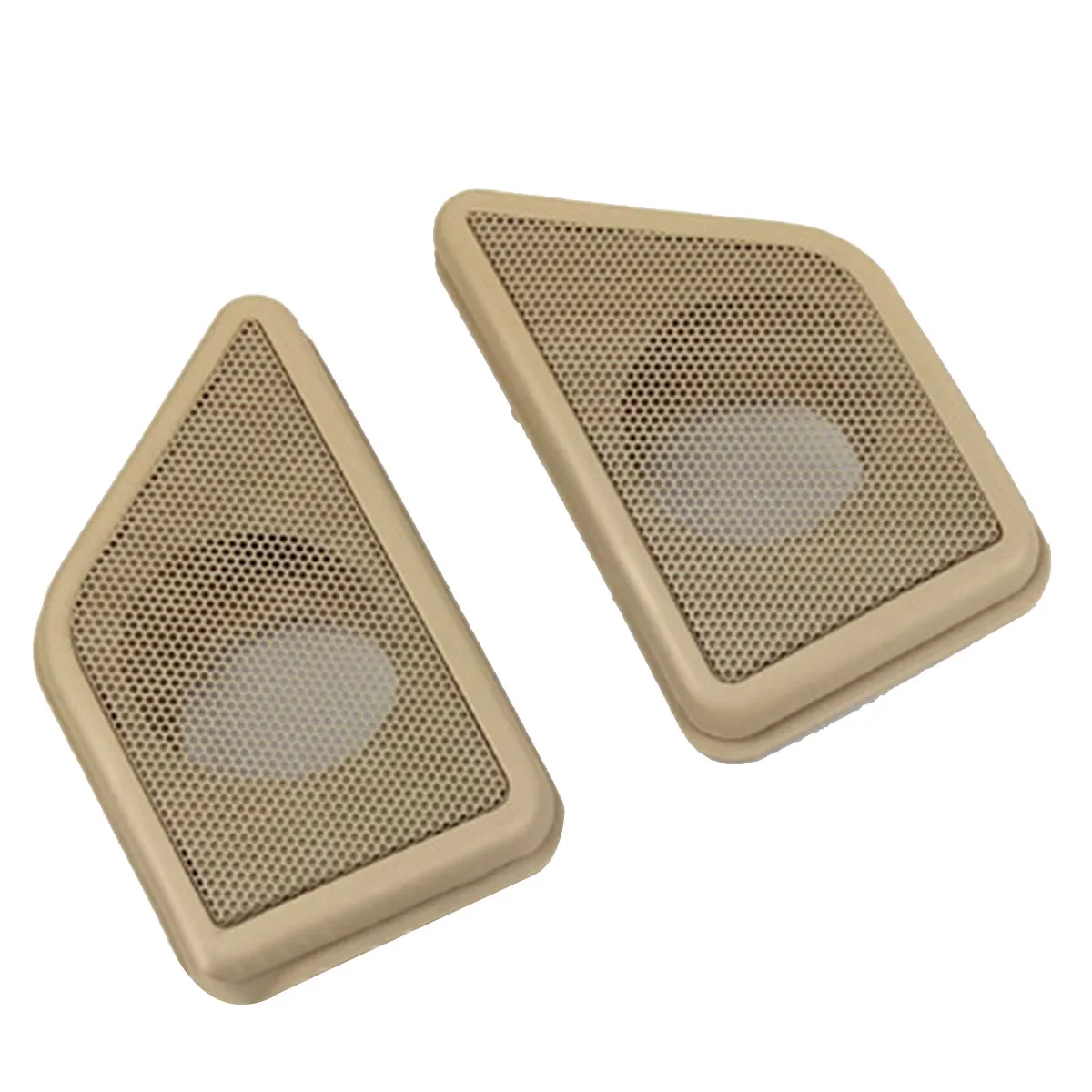 

Car Door Panel Audio Horn Cover Tweeter Triple-cornered Speaker Loudspeaker Cover Trim for Toyota Alphard