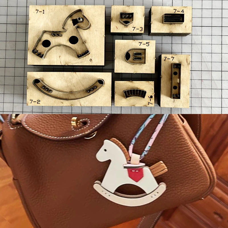 

Режущий кожаный шаблон лошадь-качалка ручной работы кожаный шаблон «сделай сам» подвеска лошадь ручной работы Нож Форма штамповка шаблон п...