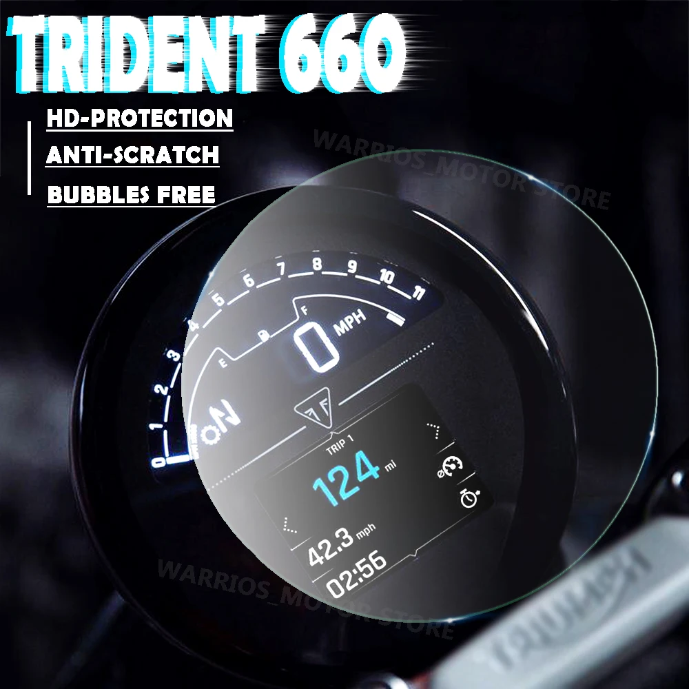 

For Triumph Trident 660 Motorcycle Accessories electronic dashboard HD protective film Scratch Film Screen Protector