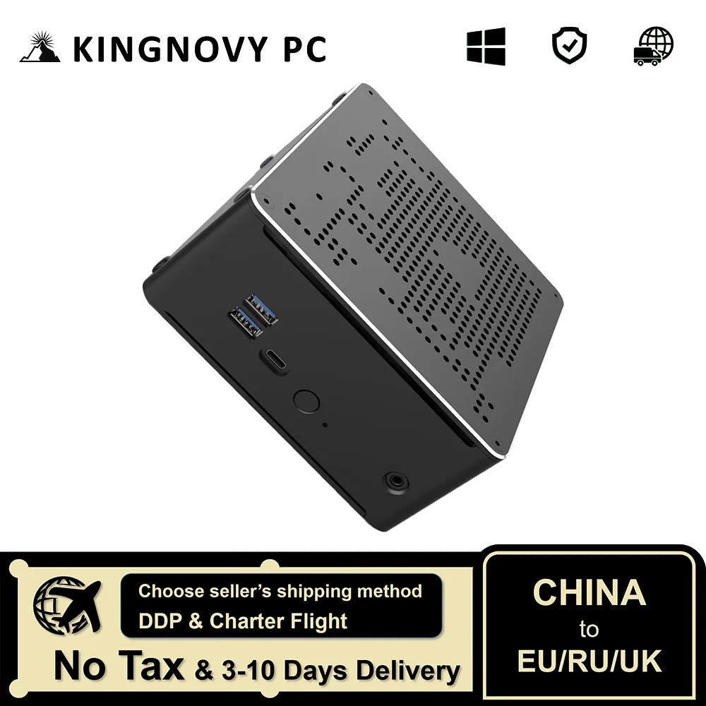 

Высокопроизводительный мини-ПК Intel Core i9 10980HK Windows 10/11, металлический корпус, настольный компьютер NUC для офиса, 4K @ 60 Гц HTPC TV Box