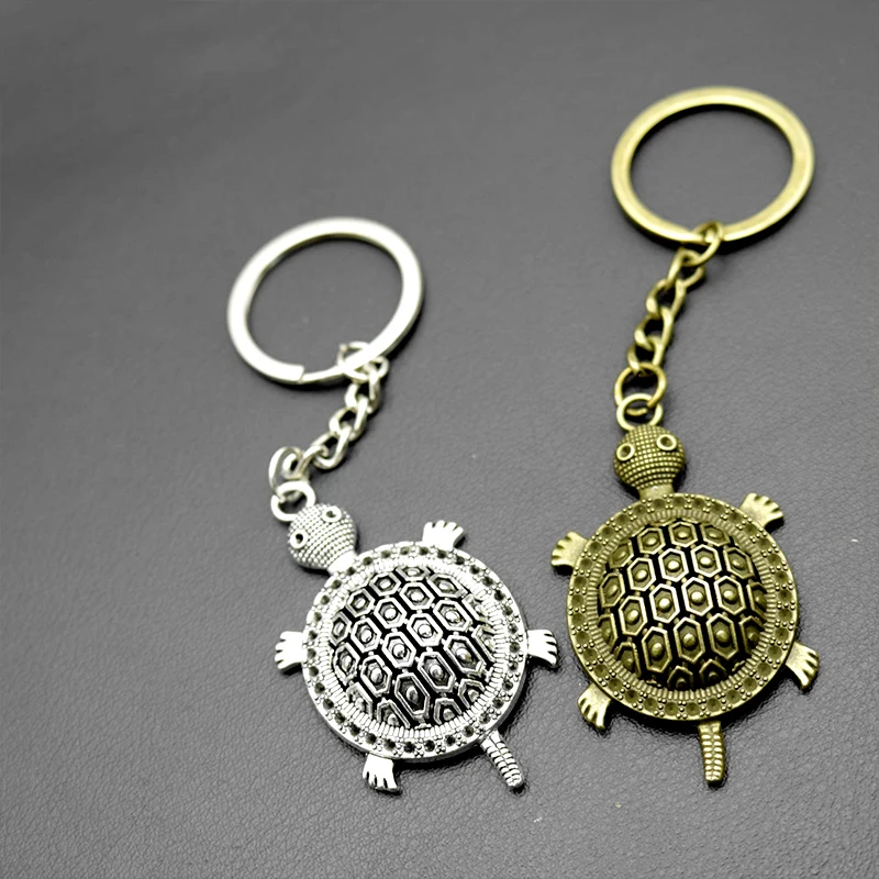 Модные брелки из сплава металлические черепахи океанские животные долговечные